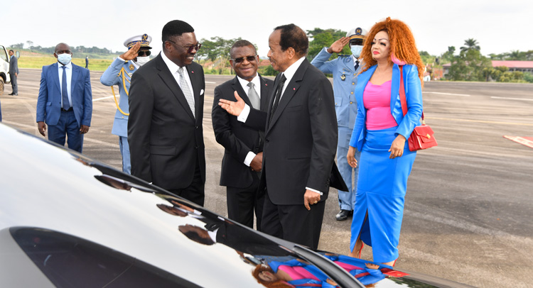 President Paul BIYA returns to Yaounde