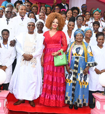 Chantal BIYA Foundation Brightens Faces at 2023 Christmas Tree Lighting Ceremony