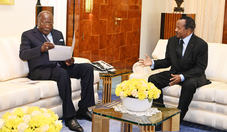 Un émissaire du Président Sassou N’Guesso au Palais de l’Unité