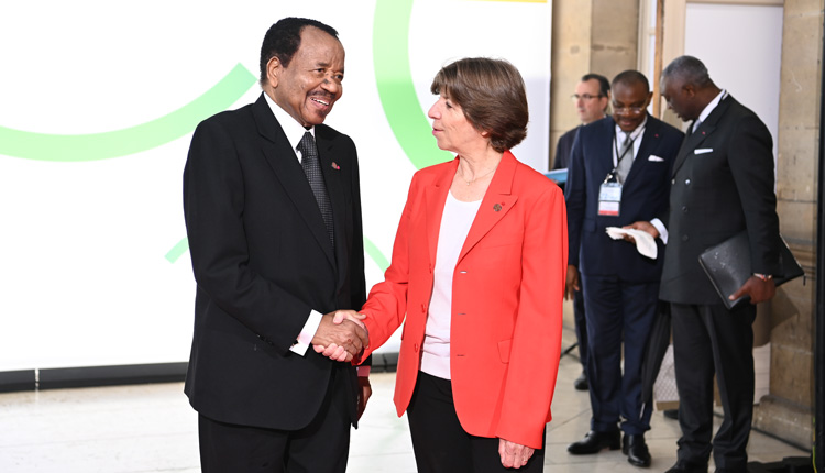 President Paul BIYA at the opening ceremony of the finance summit 