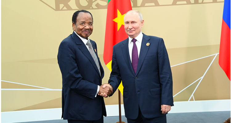 Paul BIYA, Vladimir Putin Hold High-level Meeting