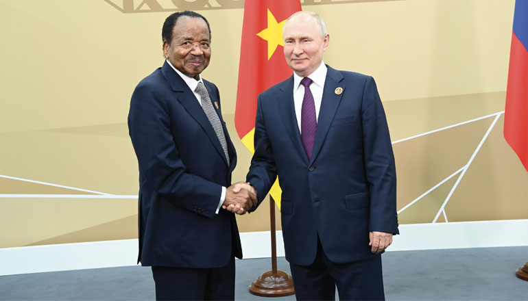 Paul BIYA, Vladimir Putin Hold High-level Meeting