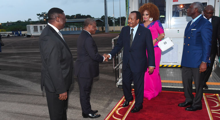 Presidential Couple Back in Cameroon