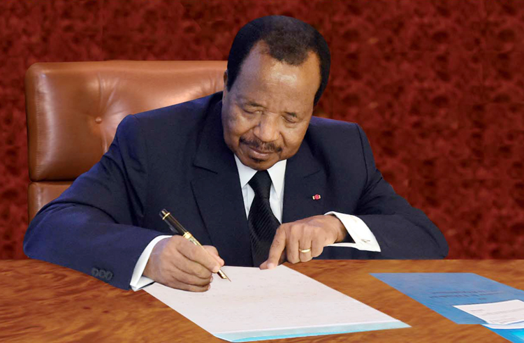 Le Président Paul BIYA nomme des responsables dans les Forces de Défense