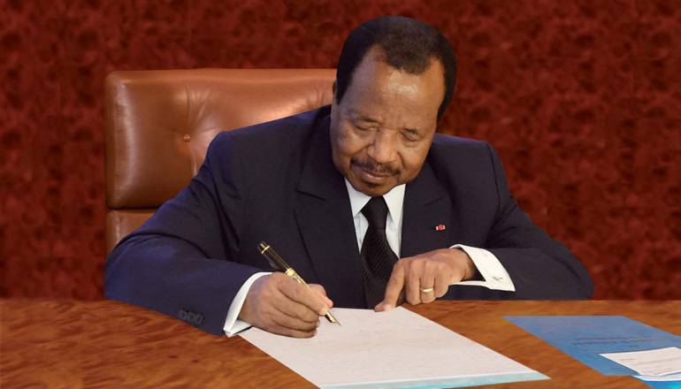 Le Président Paul BIYA nomme des responsables dans les Forces de Défense