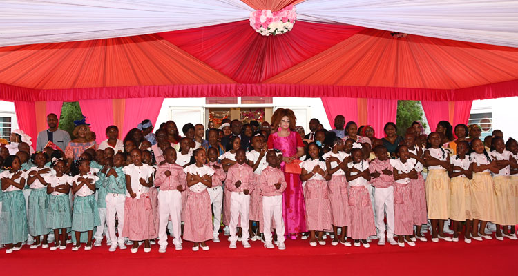 End of 2024/2025 Academic Year: First Lady Chantal BIYA at ‘Les Coccinelles’