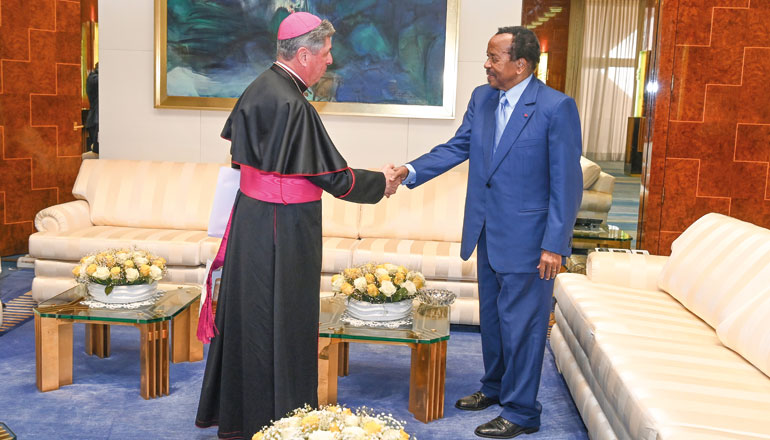 Audience au Palais de l’Unité. « Le Saint Siège et le Cameroun ont des relations exceptionnelles ! »