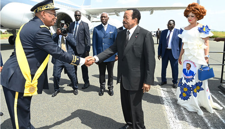 Le Président Paul BIYA et la Première Dame à Maroua