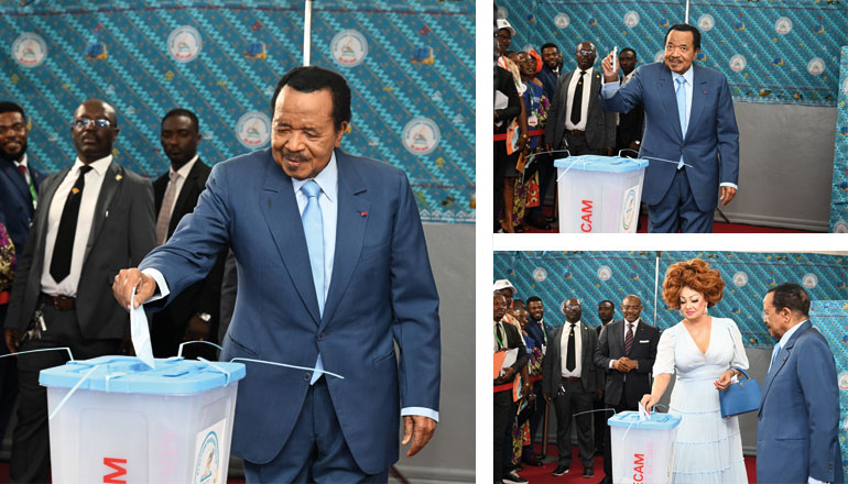2025 Presidential Election: President Paul BIYA cast Vote in Yaounde