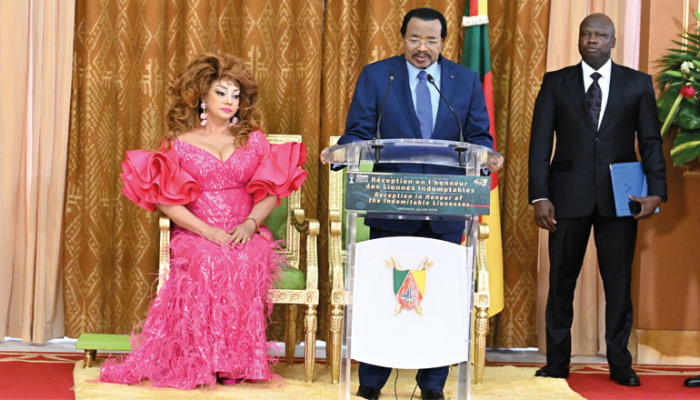 Discours de S.E.M. Paul Biya à l'équipe nationale de football féminin « les Lionnes Indomptables »