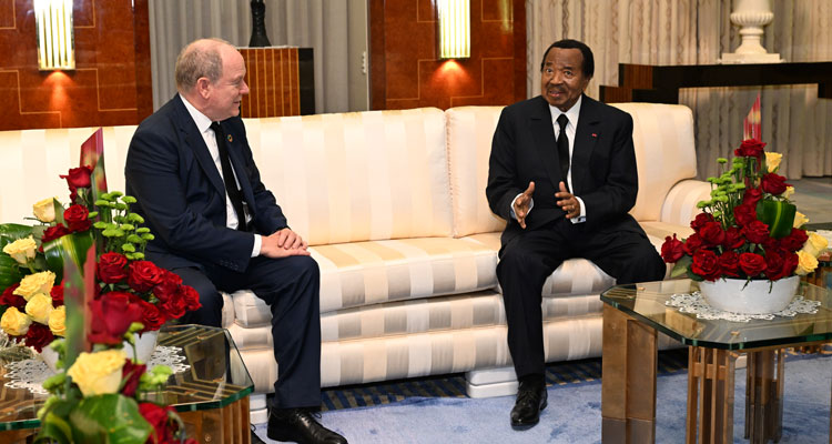 President Paul BIYA, Prince Albert II of Monaco Discuss Strengthening Ties