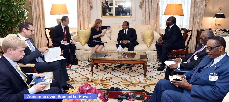 President Paul BIYA grants audiences in New York