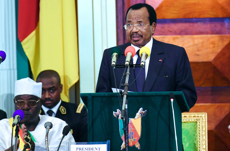 Inaugural address by H.E. Paul BIYA, President of the Republic of Cameroon, on the occasion of the swearing-in ceremony - 6 November 2018.