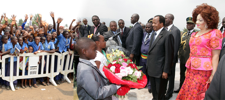 President Paul BIYA in Buea