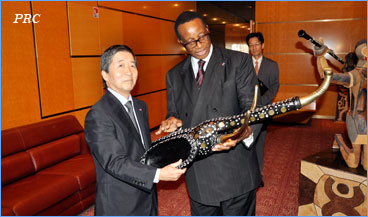 Japanese Ambassador received in audience on behalf of the Head of State at Unity Palace