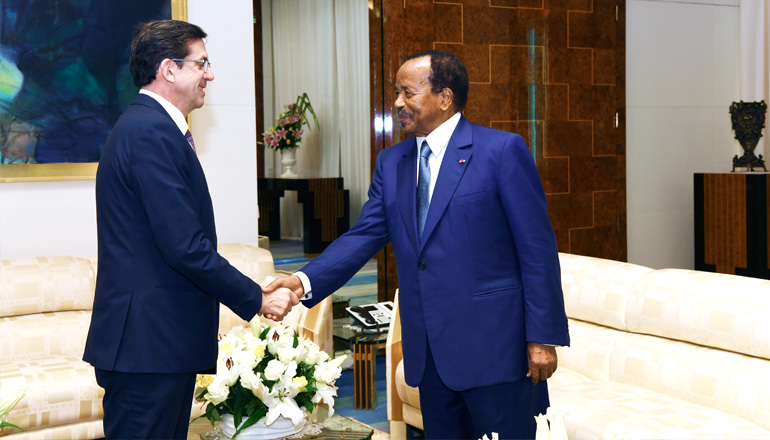 President BIYA, French Ambassador Discuss Paris Peace Forum 