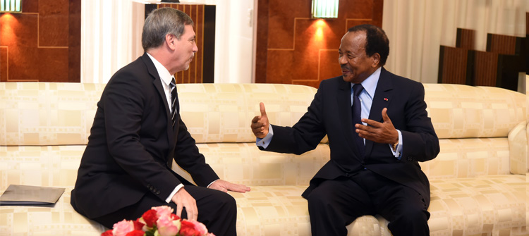 President Paul BIYA discusses Partnership with U.S. Ambassador