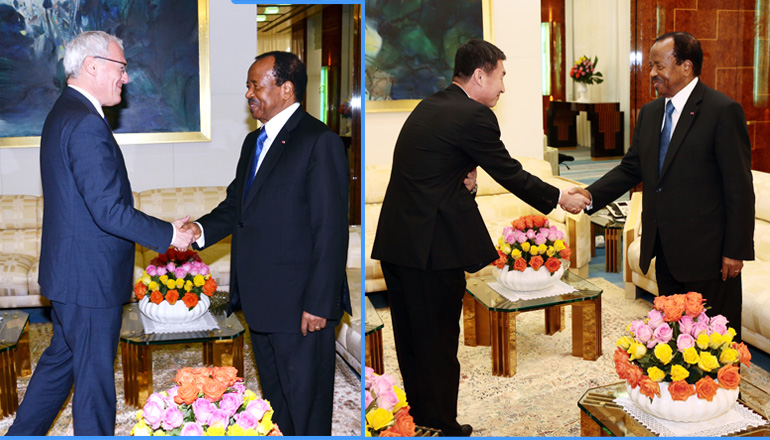 French and Chinese Investors at the Unity Palace