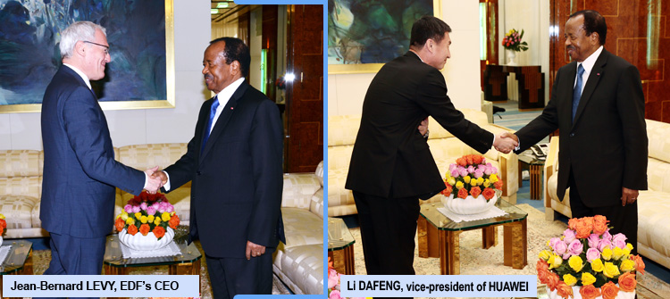 French and Chinese Investors at the Unity Palace