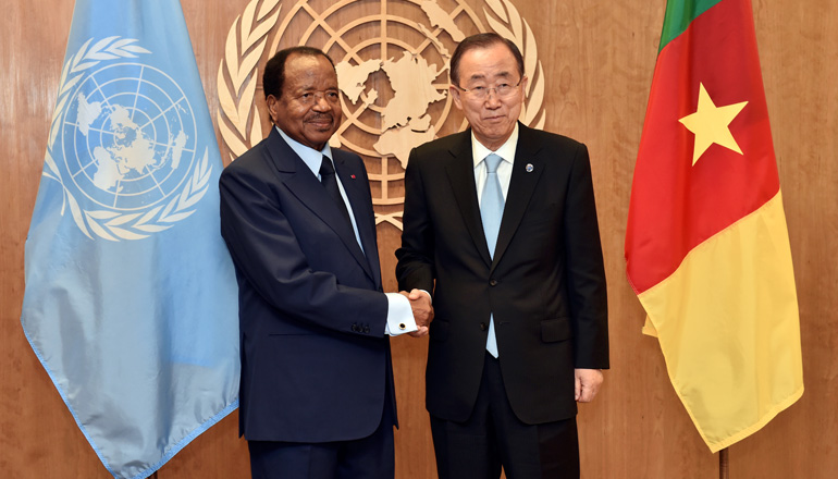 Audience entre le Président Paul BIYA et Monsieur BAN KI-MOON 