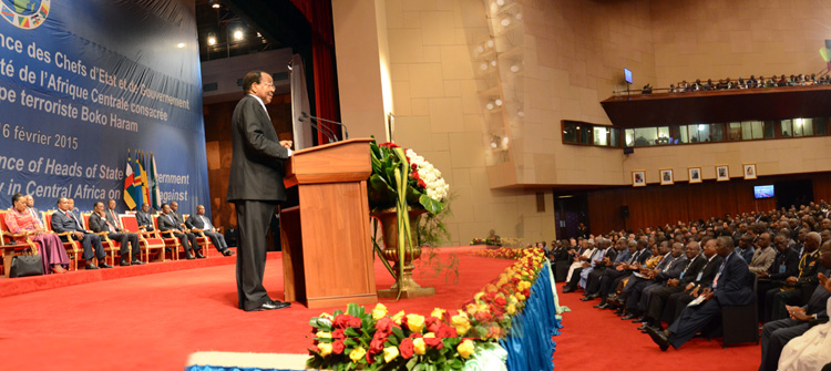 Intervention de S.E.M. Paul Biya, Président de la République du Cameroun à l’ouverture du Sommet Extraordinaire de la Conférence des Chefs d’Etat et de Gouvernement du Conseil de Paix et de Sécurité de l’Afrique Centrale (COPAX)