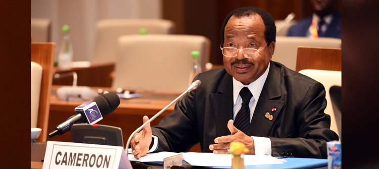 Intervention de S.E. Paul BIYA lors de la séance consacrée aux problèmes de paix et de sécurité en Afrique