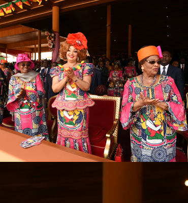 8 mars 2018 : forte mobilisation des femmes autour de Madame Chantal BIYA