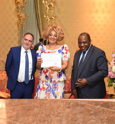 CHRACERH: First Lady Chantal BIYA meets Foreign Health Experts