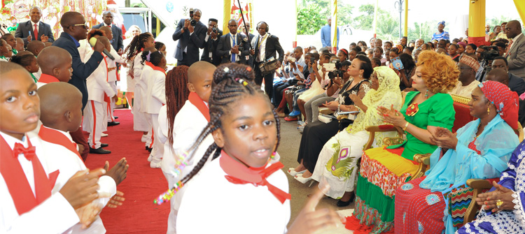 Christmas Break: Mrs Chantal BIYA encourages Coccinelles Pupils