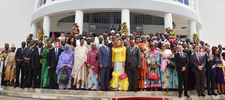 Madam Chantal BIYA inaugurates referral hospital for endoscopic surgery