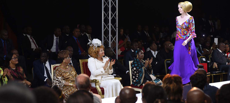 Madam Chantal BIYA attends K-Walk fashion show