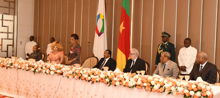 Michaëlle JEAN recognises the humanitarian works of Mrs. Chantal BIYA