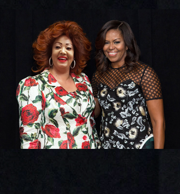 Chantal BIYA and Michelle OBAMA in Synergy for the Education of Young Girls