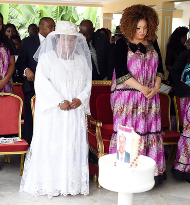 First Lady attends burial of late Evariste Bernard MEDOULOU MEDOULOU