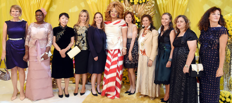 Mrs. Chantal BIYA receives 2017 New Year Wishes