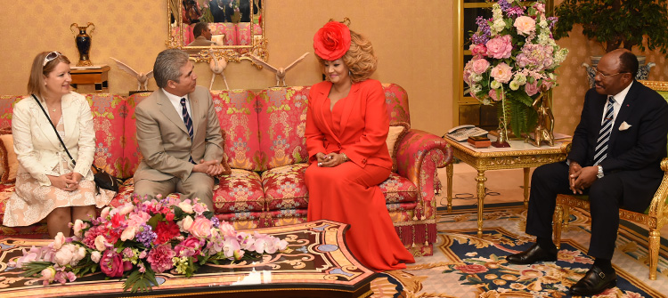 First Lady grants audience to Yasin ERDEM
