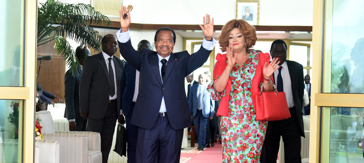 Presidential Couple Return from Europe