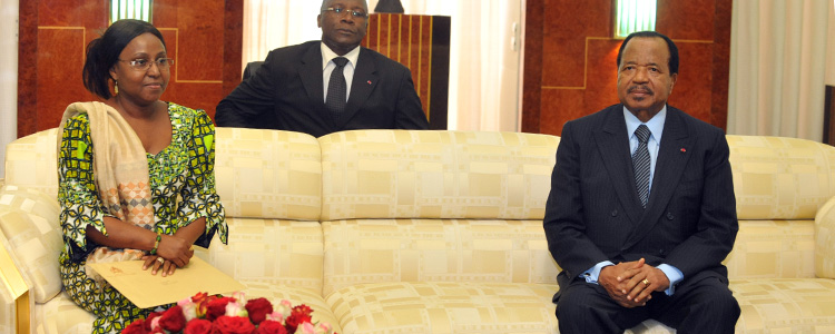 Gambian envoy received at Unity Palace
