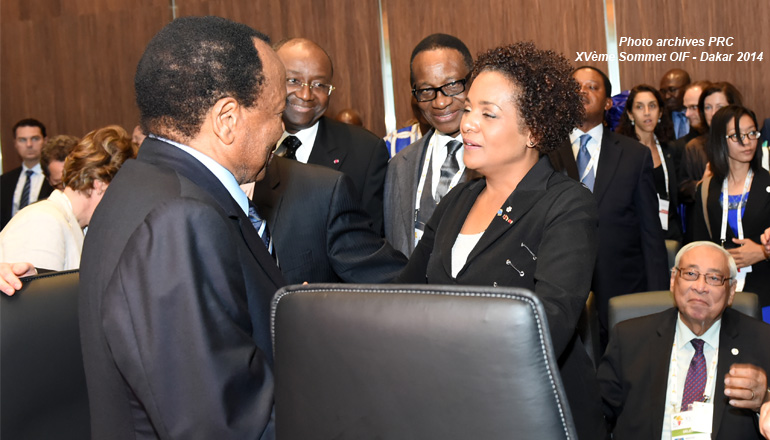 Michaëlle Jean en visite officielle au Cameroun