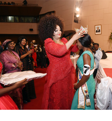 Mrs. Chantal BIYA Crowns Miss Cameroon 2018