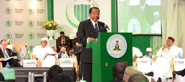 Discours de S.E. Paul BIYA à Abuja, le 14 mai 2016, au cours du 2eme Sommet régional sur la sécurité au Nigeria et dans les pays voisins