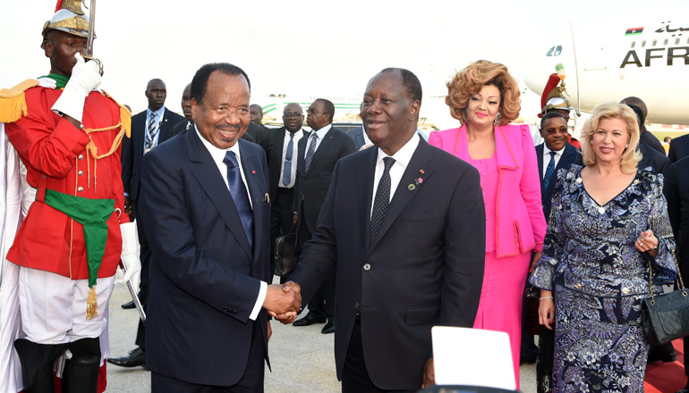 5th AU-EU Summit: Cameroon’s Presidential Couple in Abidjan
