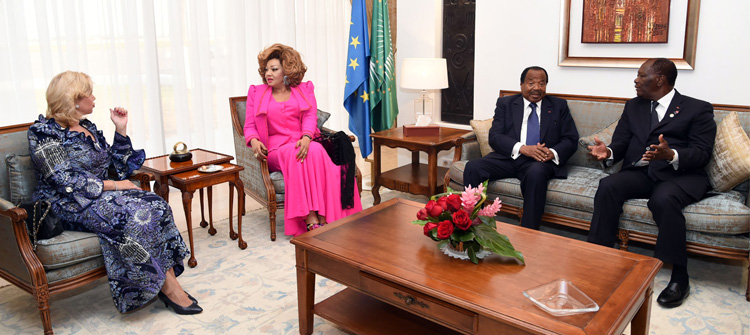 5th AU-EU Summit: Cameroon’s Presidential Couple in Abidjan