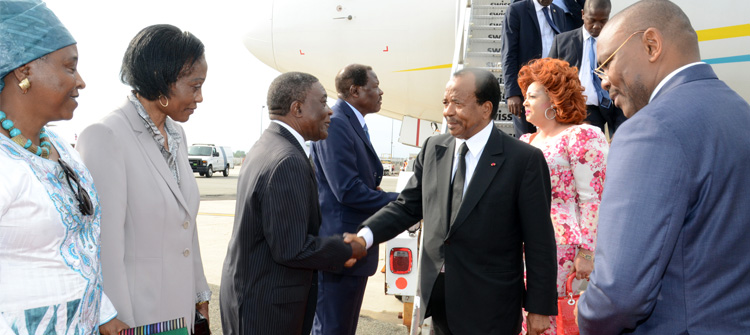 Paul BIYA à New York pour la 71ème Session de l’Assemblée Générale de l’ONU