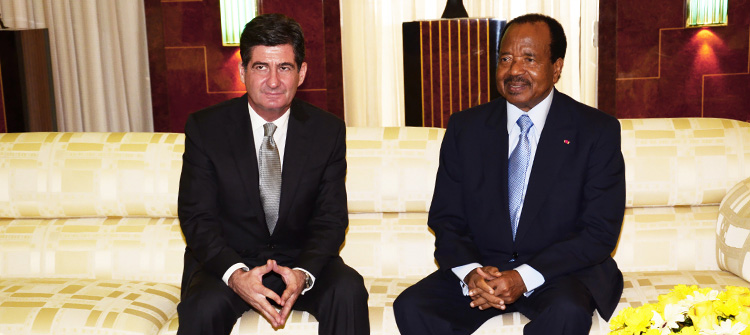 Spanish Ambassador at Unity Palace for farewell audience