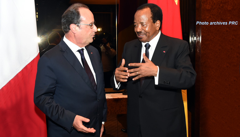 President Paul BIYA condemns the terrorist attacks in Paris in very strong terms