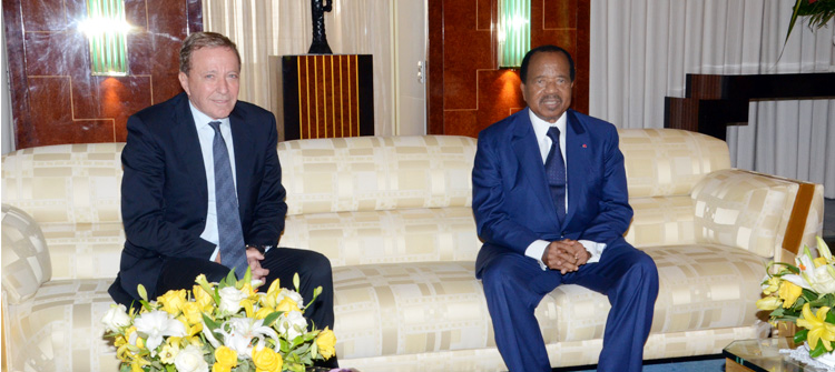 President Paul BIYA talks Kribi Seaport with Webb Fontaine Chairman