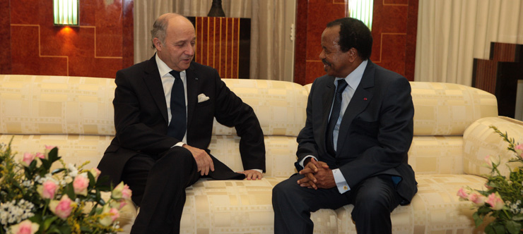 French Foreign Minister at Unity Palace