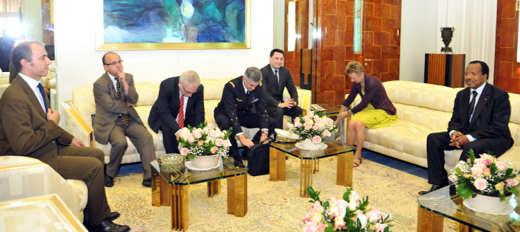 President Paul BIYA receives a delegation of French Authorities