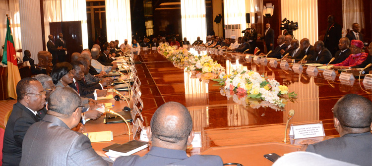 Conseil Ministériel au Palais de l’Unité